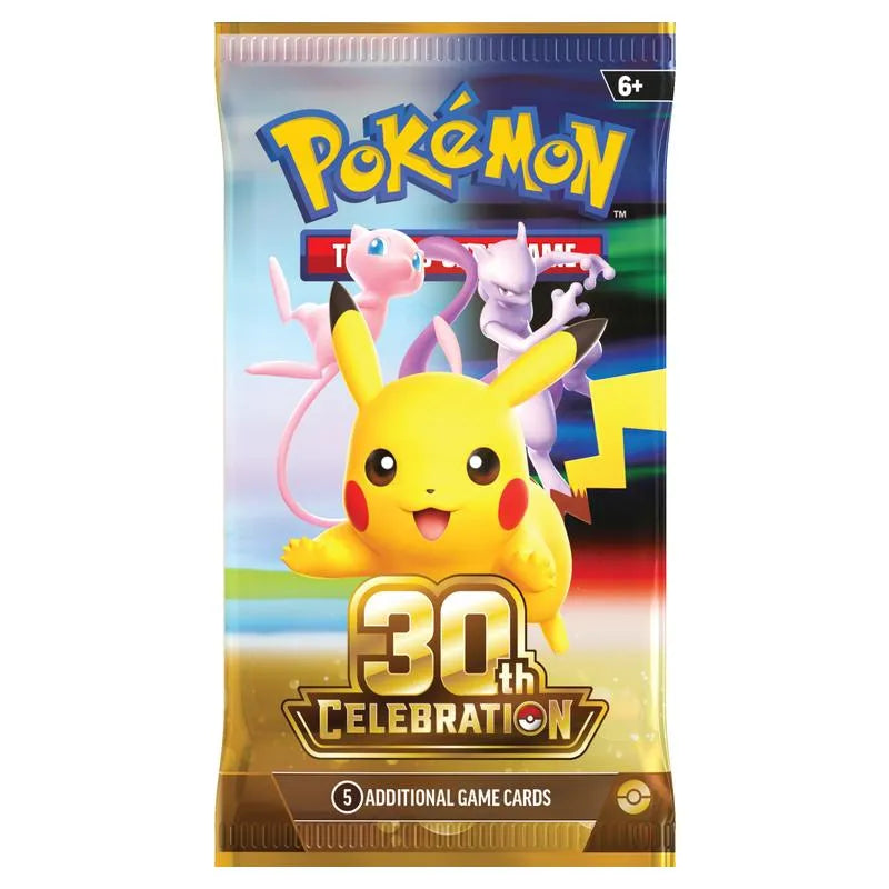 Representative 30th Celebration booster pack stock image; artwork may vary